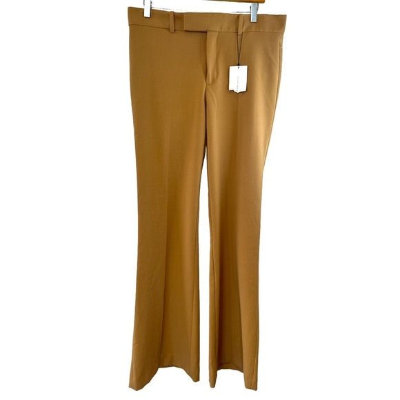 Zara Pleated Wide Leg Camel Trousers. Waist is approximately 29 inches - Picture 6 of 13